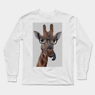 Geek Giraffe Long Sleeve T-Shirt